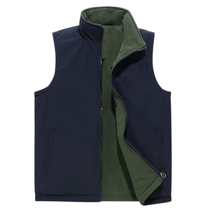 Gilet sans manches en polaire polaire d'hiver avec logo personnalisé, vêtements de chasse en plein air, vêtements décontractés pour hommes - Product Image 1