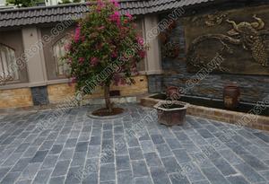 Carreaux de calcaire en pierre bleue de finition antique de luxe Pierre naturelle intemporelle pour les projets de villa d'intérieur et d'extérieur - Product Image 5