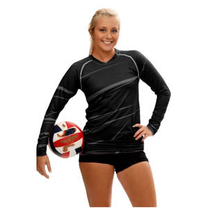 เสื้อเจอร์ซี่วอลเลย์บอล2025ชุดกีฬาดีไซน์ใหม่เสื้อวอลเลย์บอลมืออาชีพออกแบบได้ตามต้องการ - Product Image 1