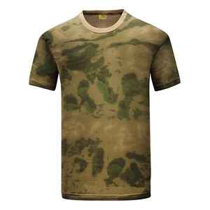 Custom <b>Camo</b> Printed T Shirt Men/Women High Quality Cotton Tee Custom Logo Hunting Style Camouflage Streetwear - Product Image 2