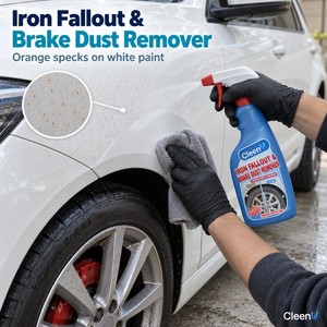 Spray Rimuovi Ferro 500ml pH Neutro, Cambia Colore, Rimuovi Particelle Nere per Auto, Pulitore Polvere Freni per Vernice Auto e Cerchi, OEM Ingrosso - Product Image 2