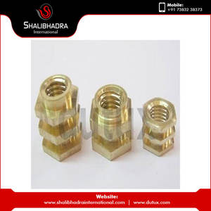 M3ทองเหลืองขัดเงาถั่วโมดูลที่มีมาตรฐาน ISO สำหรับ M6 M4 M10อุตสาหกรรมที่มีการแทรก HEX Roto - Product Image 4