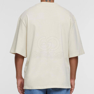 เสื้อยืดโอเวอร์ไซส์ออกแบบโลโก้เองได้สำหรับผู้ชาย คุณภาพพรีเมียม เสื้อผ้าแฟชั่นลำลอง เนื้อผ้านุ่ม ระบายอากาศได้ดี เสื้อยืดโอเวอร์ไซส์ - Product Image 2