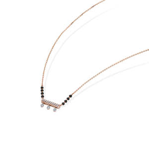 Collar Mangalsutra Tanmaniya con Diamantes Forever Gleam - Product Image 5