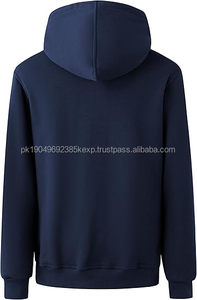 Sweat à capuche en molleton de coton chaud pour homme, style streetwear, molleton de coton avec cordon de serrage réglable - Product Image 3