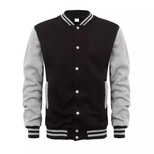 2025 nueva marca de moda americana suelta Jersey de béisbol chaqueta de bombardero de moda para hombres chaqueta informal de talla grande - Product Image 1