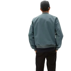 Blouson Bomber Homme Personnalisé Hiver Décontracté Laine/Soie Haute Qualité 100% Polyester Toile Légère Nouveau Style Imprimé Col Montant - Product Image 3