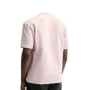 Vente en gros 100% coton 230g T-shirts pour hommes grande taille épais et surdimensionnés en polyester/coton vierge tricoté avec logo personnalisé OEM/ODM - Product Image 3