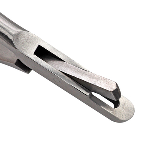 Thép không gỉ hình chữ V u-clip kìm dễ dàng để thực hiện và hoạt động lợn Tai notcher kẹp với cong ngón tay lưỡi - Product Image 3