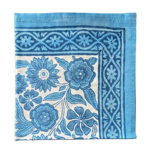 100% Cotton Boho Floral Handmade Square Bandana <b>Scarf</b>-Breathable Summer Gift - Product Image 1