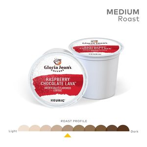 Café Gloria Jean's Coffees Raspberry Chocolate Lava, Cápsulas Keurig K-Cup Individuales, Café de Tueste Medio con Sabor, 72 Unidades - Product Image 2