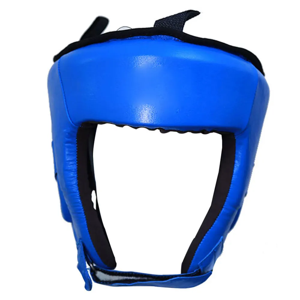 High Quality Genuine Leather Boxing Head Guard MMA Training Head Protector Full Face Protection Head Gear