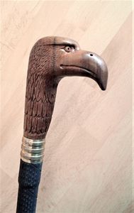 Standard International-Canne en bois ajustable avec nœuds multiples, bâton de marche en bois solide pour les aînés - Product Image 3