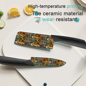 Couteau de chef en céramique à livraison rapide avec manche en plastique pour outils de cuisine – Vente chaude, approvisionnement en gros en stock - Product Image 4