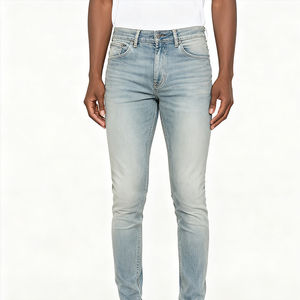 Jeans streetwear pour hommes, pantalon en denim déchiré ample, style tendance de haute qualité, coupe ample, pantalon en denim tendance pour hommes - Product Image 2