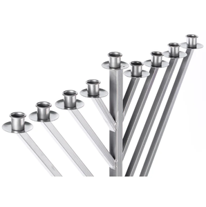 Accessoires pour la maison de qualité supérieure bougie menorah pour la décoration de Noël pièce maîtresse de mariage bougeoir titulaire maison table top décor - Product Image 2