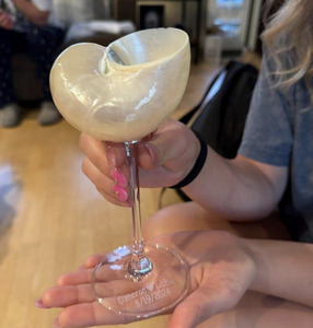 Copa de vino Real Seashell pulida y empaquetada para hoteles, bodas y tiendas minoristas - Product Image 6