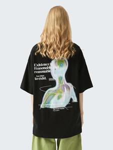 Nueva llegada de alta calidad de secado rápido al por mayor logotipo personalizado mujeres camisetas 100% algodón camisetas de gran tamaño - Product Image 4