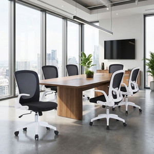 Jackson Black/White Operational Armchair for Office Use - Product Image 3
