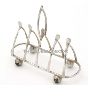 Multifunctional Stainless Steel Metal Unique Shape Shinny Polish Decorative <b>Toast</b> <b>Racks</b> Hot Selling Highest Quality - Product Image 6