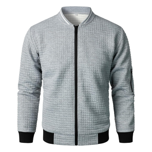 Top Selling High Quality Mens Lightweight Cotton Jackets Sportswear Casual Varsity Bomber Jackets <b>Zip</b> <b>up</b> Jacket Coat - Product Image 1