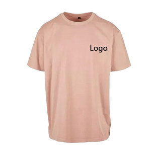 เสื้อยืดคอตตอนโอเวอร์ไซส์ผู้ชาย แขนสั้น คอกลม สีพื้น สวมใส่สบาย โลโก้ด้านหน้า Trackstar OEM แบรนด์ส่วนตัว TSI-G05-P0142 - Product Image 6