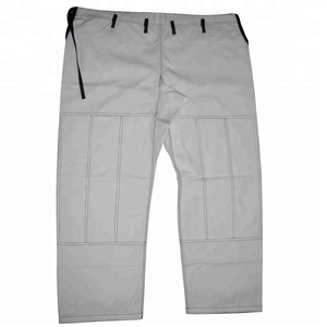 Blanco nuevo algodón perla tejido brasileño Jiujitsu Kimono Bjj Gi negro Jiu Jitsu Gi venta completa ropa de artes marciales - Product Image 4