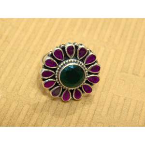 แหวนแต่งงานอัญมณีหลายแบบปรับได้แหวนแต่งงานแหวนทับทิมและมรกตเงินสเตอริง925ชิ้นสำหรับ Her-R0265-GS - Product Image 6