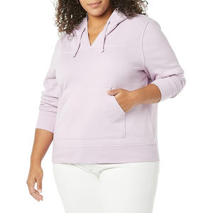 Sudaderas y sudaderas transpirables de manga larga personalizadas sólidas de alta calidad para mujer - Product Image 4