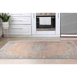 Tapis imprimé médaillon - Décoration d'entrée au design turc, tapis en chenille - Product Image 2