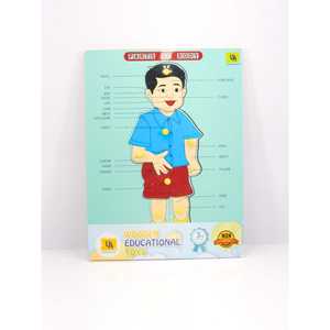 Rompecabezas de Madera con Figura de Niño, Juguete Educativo para Niños - Product Image 1