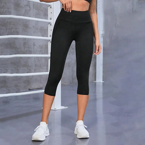 Mesh High Waist Yoga <b>Pants</b> <b>Capri</b> Leggings for <b>Women</b> Tummy Control Workout <b>Capri</b> Leggings for <b>Women</b> 2024 Trending Leggings - Product Image 3