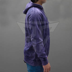 Sudaderas con capucha de lavado de ácido sólido de invierno de diseño de alta calidad estilo callejero superventas para hombres - Product Image 5