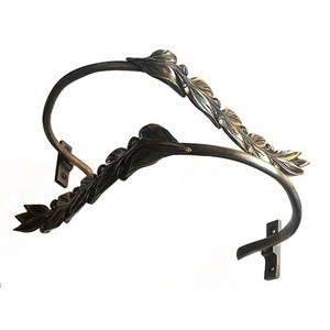 Solid <b>Brass</b> Leaf <b>Curtain</b> <b>Tie</b> <b>Back</b> Holdback Wall Window <b>Curtain</b> Holder Home Accessories Living Room Bedroom Hotel Hardware 2023 - Product Image 2