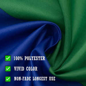 Paquete de 2 Banderas de Orgullo Bisexual LGBTQ+ para Exteriores, 4x6, Impresión Digital Resistente a la Decoloración, Tamaño 3x5 pies - Product Image 5