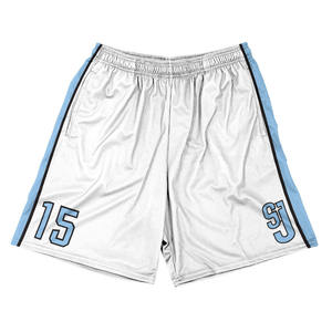 Short de crosse unisexe de haute qualité, sublimation personnalisée, nouveau design, logo entièrement personnalisable, vêtements de sport durables et réversibles - Product Image 3