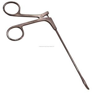 Ciseaux nasaux à lame droite incurvée, ensemble d'instruments chirurgicaux ORL en acier inoxydable, utilisation manuelle en clinique, rhinologie, hôpital - Product Image 2