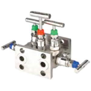 Válvula de colector de extremo de brida de 5 vías Manual de acero inoxidable 316L India fabricante de la estructura de bola de tipo plano 6000 PSI varios - Product Image 1