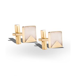 Square Crystal Cufflinks Set for Wedding Engagement Party Anniversary-Luxury <b>Gift</b> for Children - Product Image 1
