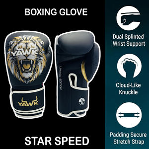 Équipement sportif MMA Gants de boxe en cuir pour l'entraînement de boxe Utilisation quotidienne et en extérieur Meilleurs matériaux de qualité Gants de boxe - Product Image 3