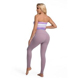 Personalizado al por mayor nueva llegada de cintura alta mallas de yoga para las mujeres de alta calidad entrenamiento de gimnasio sin costuras Scrunch trasero logotipo personalizado - Product Image 4