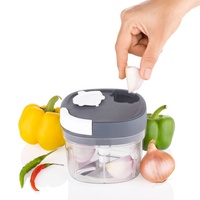 2024 usage domestique outil de cuisine multifonction main tirer Mini manuel trancheuse à légumes 4 lames hachoir à légumes Cutter Gadgets de cuisine