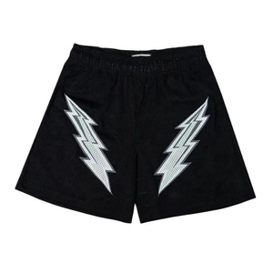 2025 vente en gros short en maille Offre Spéciale polyester hommes maille Double Shorts coupe ample Shorts pour hommes vêtements d'été OEM Service personnalisé - Product Image 5