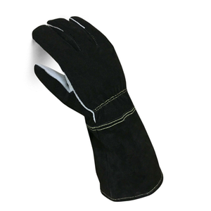 Nouveaux gants de soudage en cuir de conception | Manchette longue, gants de travail résistants au feu et de sécurité fabriqués au Pakistan - Product Image 4