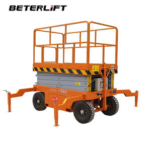 שולחן הרמה מספריים ידני BETERLIFT 300 ק\\\"ג 500 ק\\\"ג, פלטפורמת עבודה אווירית יציבה ובטוחה עם אישור CE - Product Image 4