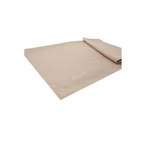 Beige 55x155 Silk Cotton Satin Stole-Fashion Scarves Set - Product Image 2