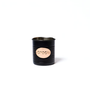 Hot Sale Metal Black round Spoon Utensil Holder for <b>Kitchen</b> Countertop <b>Table</b> Top Price Rests Holder - Product Image 2