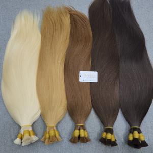 Pelo de bebé de alta calidad pelo crudo a granel venta al por mayor mechones rectos naturales pelo humano a granel - Product Image 3