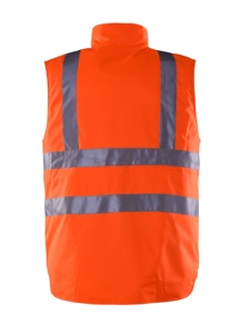 Chaleco de Seguridad Fluorescente de Construcción con Logotipo Personalizado al por Mayor, Chaleco Reflectante de Invierno, Ropa de Seguridad para Ciclismo - Product Image 2