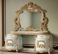 Meuble de rangement de luxe en teck massif, artisanal et moderne, durable, avec 6 tiroirs, finition marron doré, personnalisable pour salon